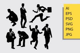 Download Businessman Activity Silhouette Graphic By Cove703 Creative Fabrica PSD Mockup Templates