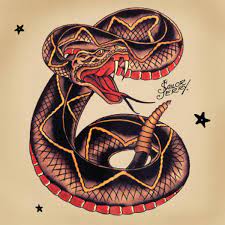 31 ferocious snake tattoo designs. Traditional Snake Tattoo Old School Novocom Top
