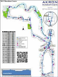 Akron Marathon 2014 2015 Date Registration Course Route Map