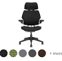 Humanscale Freedom chair dimensions from www.thehumansolution.com