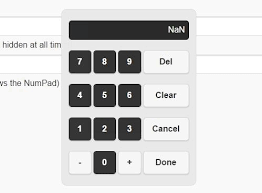Mobile Friendly Numeric Keypad Plugin For Jquery Numpad Jquery Plugins Numeric Keypads