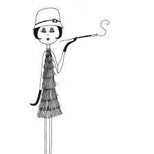 1920s Flapper 4x6 Art Print Ramona Wears Her New Cloche Hat Art 8x10 Art Prints Art Prints