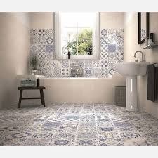 Tips to consider for your bathroom tile. Skyros Delft Blue Wall And Floor Tile Wall Tiles From Tile Mountain