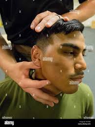 U.S. Marine Lance Cpl. Jesus N. Marquez with Task Force Koa Moana 16.2, is  used to demonstrate pressure point compliance techniques