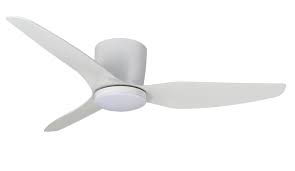 Low profile no light indoor noble bronze ceiling fan with remot. Ceiling Fan Flush White 127cm 50 With Led Light Home Commercial Heaters Ventilation Ceiling Fans Uk