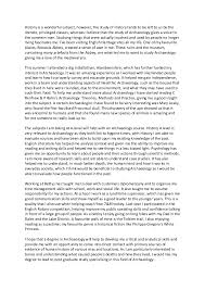 History Personal Statement