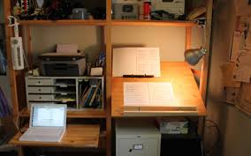 Ivar Stand Up Music Cueing Desk Drafting Table Ikea Hackers Computer Desk Design Desk Ikea Ivar