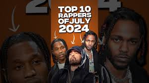 These are the Top 10 RAPPERS of July 2024‼️👀 #shorts #travisscott #eminem  #kendricklamar