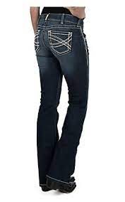 Grace in la women's diamond border bootcut jeans. Ariat Women S Real Entwined Medium Wash Boot Cut Stretch Jeans Cavender S