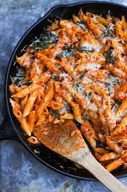 Pin By Ash Bishop On Bad Recipes Goat Cheese Pasta Roasted Red Peppers Pasta Bake