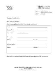 Why twitter will change the way business communicates (again). Fillable Online Health Qld Gov Pap Smear Register Change Of Details Form Queensland Health Health Qld Gov Fax Email Print Pdffiller