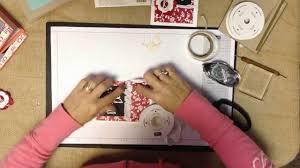 The ribbon is used to cover up the area. Ribbon Techniques For Hand Made Greeting Cards Youtube