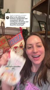 Cross Stitch Vs Needlepoint Stocking