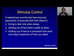 Image result for Sleep Stimulus Control