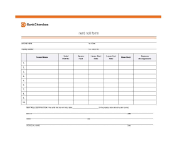 47 Rent Roll Templates Forms Template Archive