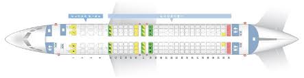 Seat Map And Seating Chart Boeing 737 800 Ethiopian