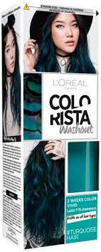 Loreal hair mascara new full size choose a colour,party bag,lucky dip,fancy dres. L Oreal Paris Wash Out Temporary Hair Coloring 10 Turquoise 4 Pieces