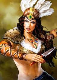 Zhu Rong After Her Husband Was Defeated By The Shu Han Commander Ma Dai Lady Zhurong Took To Battle Herself And Led A Lar Dynasty Warriors Warrior Amazoness