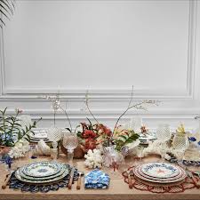 The Dior Maison Copacabana Collection In 2020 Tableware Collection Interior Architecture Design Table Style