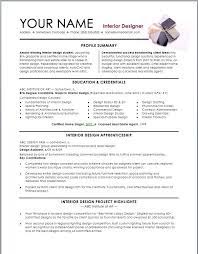 Interior Design Resume Template Free Resume Templates Interior Design Resume Interior Design Resume Template Resume Design