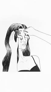 Aesthetic Pinterest Line Art Black And White Wallpaper Pin By Iya On Aesthetic Wallpapers Line Art Drawings Art Drawings