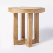 Rose Park Round Wood End Table Threshold Designed With Studio Mcgee In 2020 Wood End Tables Coffee Table Wood Round Wood Coffee Table