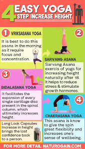 How To Increase Height After 21 For Boys With 4 Yoga Steps In This Infographic We Have Discussed About Increase Height Exercise Yoga Steps Increase Height