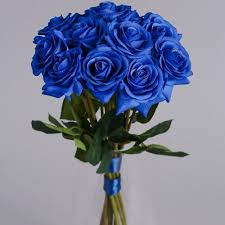 Fake flower arrangements with decorating tips and tricks are the focus of this post. Luxury Blue Artificial Flowers 12 Luxury Blue Roses Blueberry Street Flowers Silk Flowers