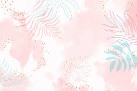Rose gold kawaii laptop wallpaper. Pink Leafy Watercolor Background Vector Premium Image By Rawpixel Com Aum In 2021 Cute Desktop Wallpaper Pink Wallpaper Laptop Watercolor Background