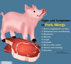 Signs And Symptoms Of Pork Allergy Pork Allergy Allergies Vitamins For Skin