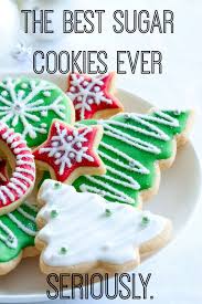 The Best Sugar Cookies Ever According To My Mil Recipe Best Sugar Cookies Holiday Cookies Cookies Recipes Christmas