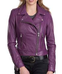 Black And Purple Motorcycle Jacket Womens Purple Slimfit Motorcycle Leather Jacket Purple Leather Jacket Leather Jackets Women Lamb Leather Jacket
