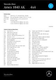 Vehicle Data Sheets Daimler Global Media Site