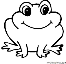 epingle sur grenouille coloriage de renne