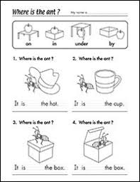 Where Is The Ant Preposition Worksheets Worksheets English Worksheets For Kids