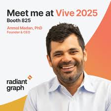 The RadiantGraph team and I are headed to #VIVE2025 in Nashville next  month.