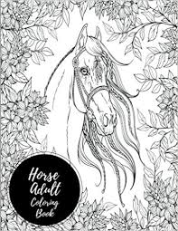Make a fun coloring book out of family photos wi. Horse Adult Coloring Book Large Stress Relieving Relaxing Coloring Book For Grownups Men Women Easy Moderate Intricate One Sided Designs Patterns For Leisure Relaxation Coloring Books Insignia 9781540624093