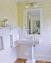 Our ceilings are 8' and it felt right. Tiny Sprouts Beadboard Bathroom Bathroom Inspiration Bathrooms Remodel