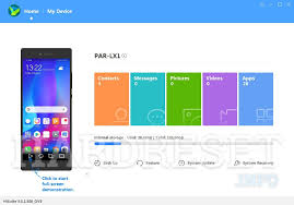 HONOR Tab 7 by HiSuite software ...
