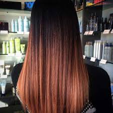 Do not expect this method to make you a pale copper redhead if your natural hair is dark brown or black, you likely cannot lighten that much without damage. Balayage Copper Highlights On Black Hair Novocom Top