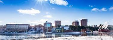 The Michigan Tech Campus Glistens On A Crystal Clear Winter Day In This View From Across The Historic Keweenaw Waterway Michigan Tech Clear Winter Michigan