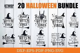 Svg, dxf, png & eps vector. Halloween Bundle Graphic By Ktwop Creative Fabrica