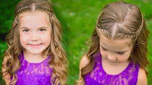 From chic top knots to braided half up hairstyles, check out our favourite half up half down hairstyles for lazy girls! Flower Girl Hairstyles Tutorial Half Up Half Down Youtube
