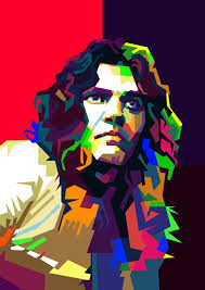 Tommy Bolin Rock Musician WPAP posters & prints by Vintage WPAP
