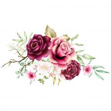 Watercolor Rose Bouquet Backfround In 2020 Watercolor Flower Illustration Flower Illustration Watercolor Rose