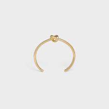 Knot Extra Thin Bracelet In Brass With Gold Finish Gold 46p466bra 35or Celine More than 19 products in stock. usd
