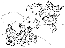 Shepherds And Angels Coloring Pages Google Search Angel Coloring Pages Sunday School Coloring Pages Nativity Coloring Pages