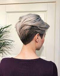 Nicely Shaped Undercut Cabelo Cabelo Curto Atras Cabelo Raspado