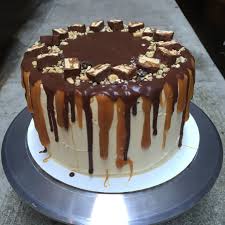 Snickers Drip Cake The Ultimate Candy Bar Cake Recipe Snickers Cake Cake Flavors Candy Bar Cake