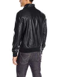 Tommy Hilfiger Men 39 S Smooth Lamb Touch Faux Leather Unfilled Bomber Jacket At Amazon Men S Clo Leather Jacket Outfits Leather Jacket Men Tommy Hilfiger Man